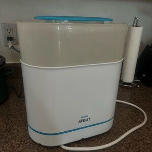 Philips Avent Bottle Sterilizer White and Blue